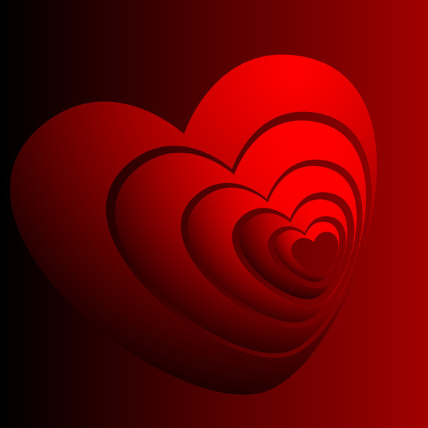 Abstract image hearts - Photo, Image