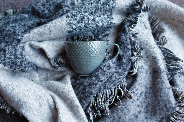 morning coffee cup in Scotland - Foto, Bild