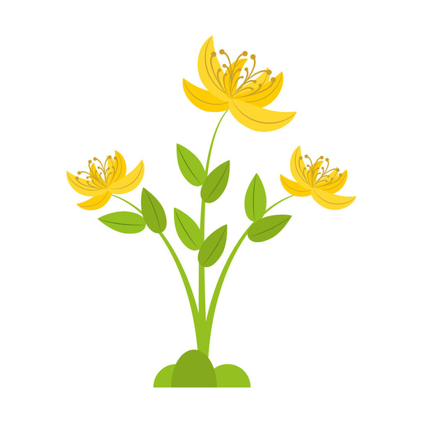 fleur de lys jaune naturel
 - Vecteur, image