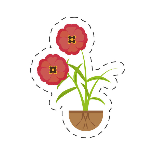 весна цветущих бутонов
 - Вектор,изображение