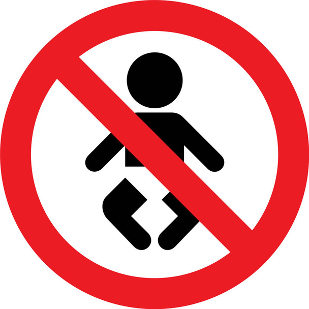 No babies sign - Photo, Image