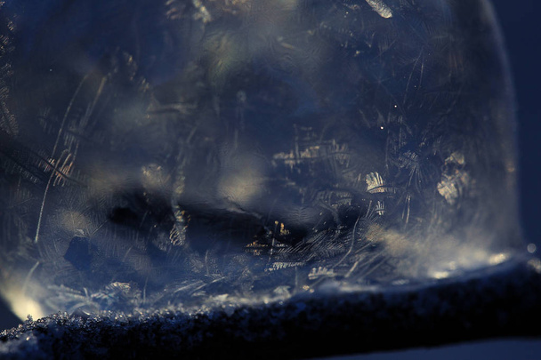 transparent ice texture - Valokuva, kuva