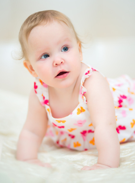 one years old baby girl - Φωτογραφία, εικόνα