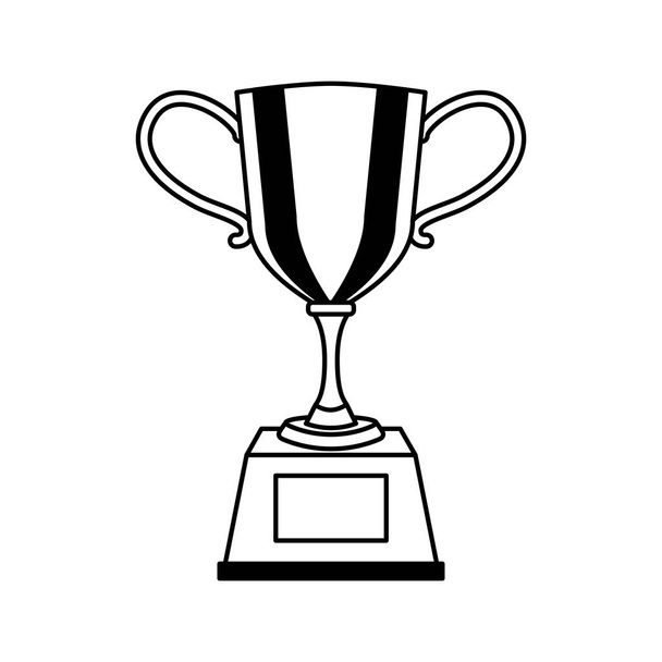 trophy award isolated icon - Vektori, kuva