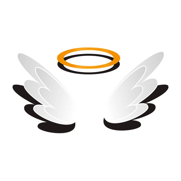 anjo asas ícone isolado
 - Vetor, Imagem