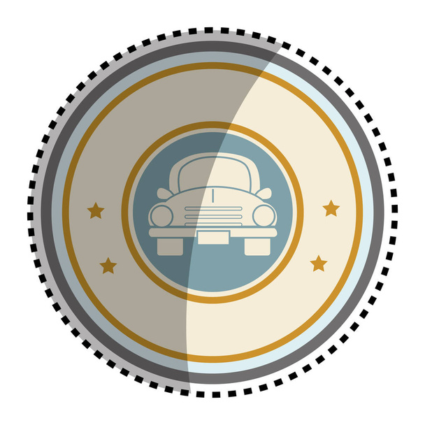 иконка автомобиля седана
 - Вектор,изображение