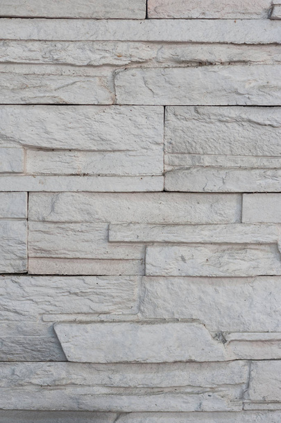 Biały cegła rustykalna Wall Texture. - Zdjęcie, obraz
