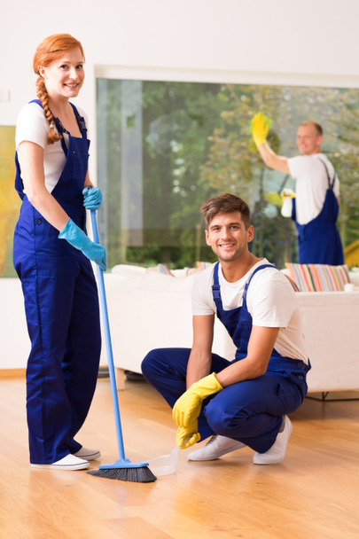 Professional house cleaners - Fotoğraf, Görsel