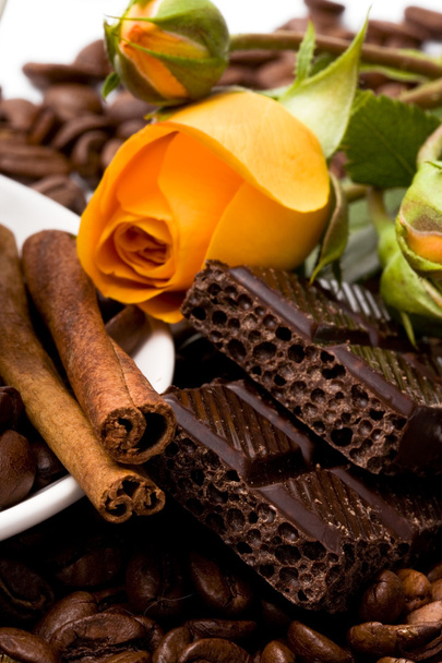 Chocolate, coffee, cinnamon - Fotografie, Obrázek