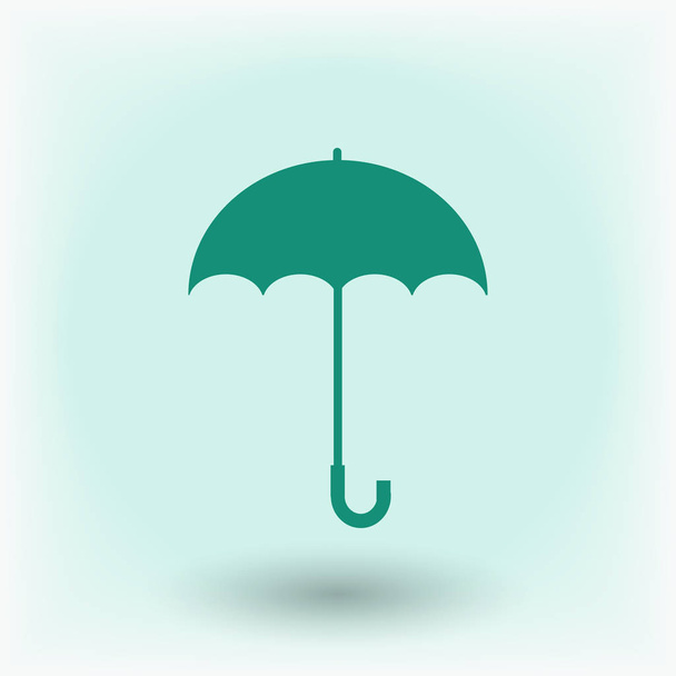 opened umbrella icon - Διάνυσμα, εικόνα