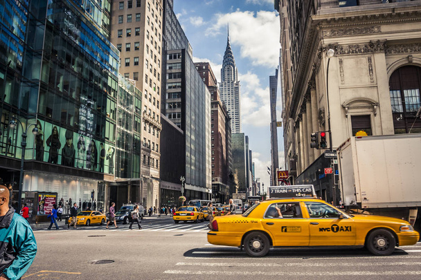 Τα ταξί της Νέας Υόρκης - Φωτογραφία, εικόνα