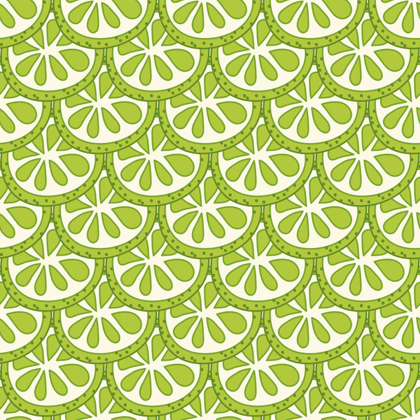 パターン スライス柑橘類 - ベクター画像