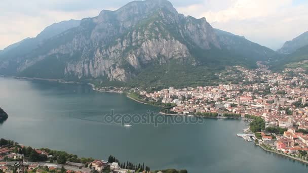 lecco, comer see, italien - Filmmaterial, Video