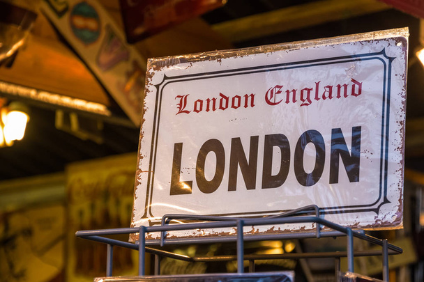 Réplica Vintage Londres Street Sign
 - Foto, imagen