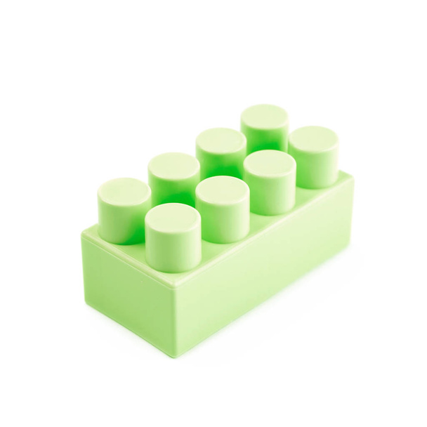 Single toy construction block isolated - Фото, зображення