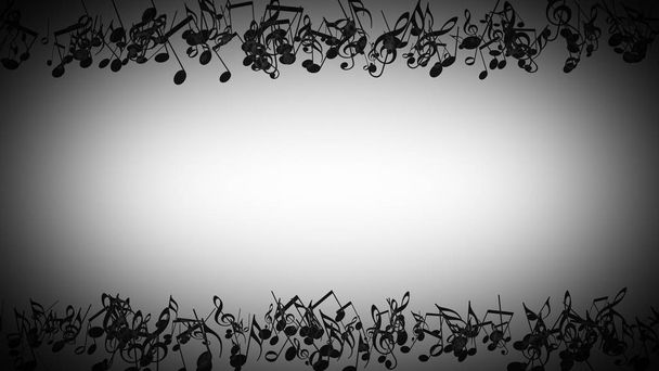 Abstract Background with Colorful Music notes. - Photo, Image