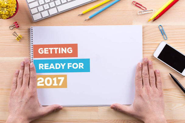 GETTING READY FOR 2017 CONCEPT - Foto, Imagen