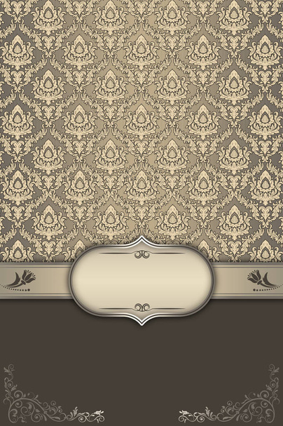 Luxury vintage background with elegant patterns. - Foto, Imagen