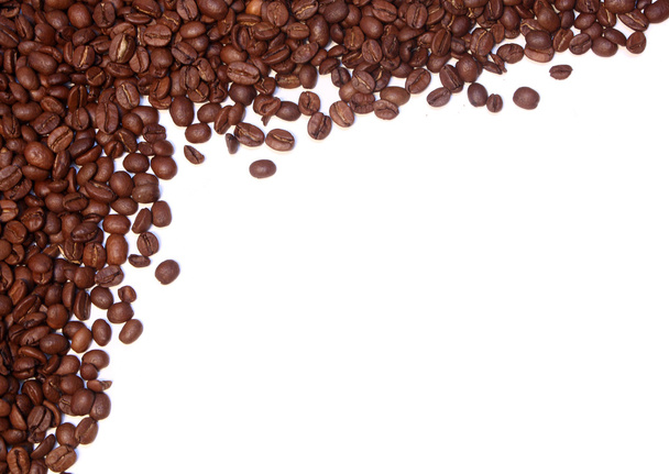 Frontera de granos de café
 - Foto, Imagen