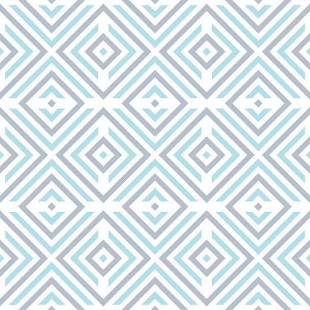 Abstract seamless pattern with geometric shapes on a white backg - Vector, imagen