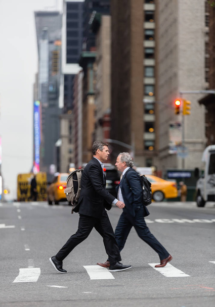 Straßenszene in Manhattan - Foto, Bild