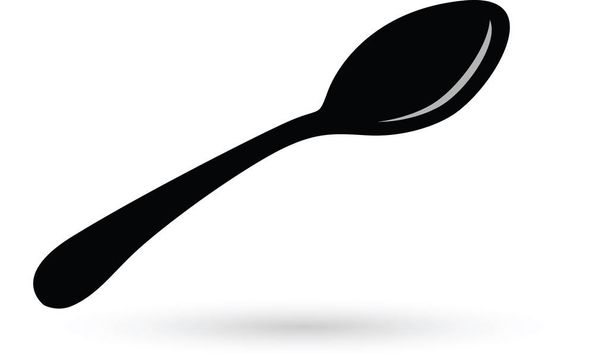 Vector de cuchara aislado
 - Vector, Imagen