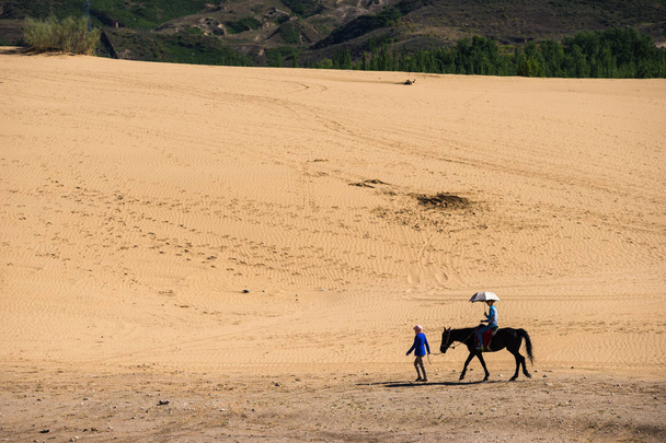 Hebei Guanting Desert Scenic Area - Valokuva, kuva