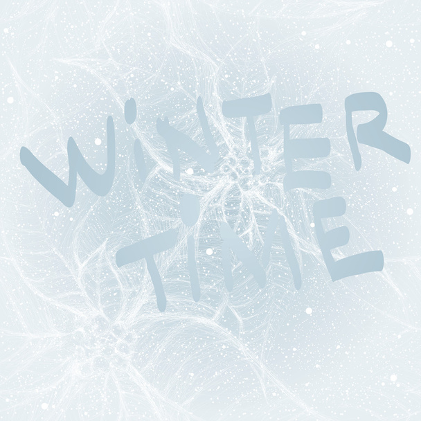 Tiempo de invierno
 - Vector, imagen