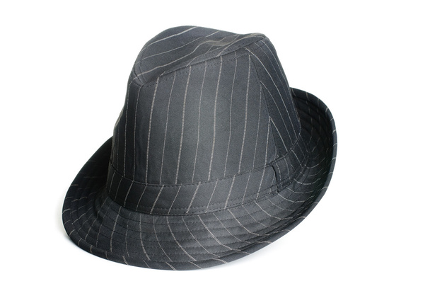fekete fedora kalap - Fotó, kép