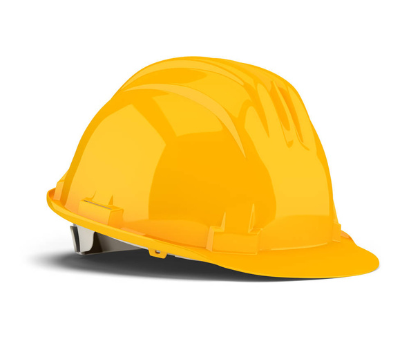 yellow construction helmet - Fotoğraf, Görsel