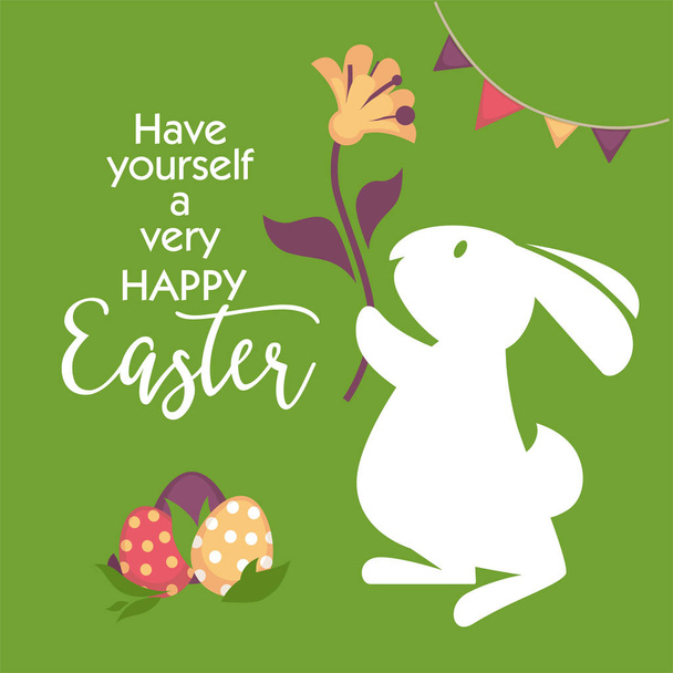 Boldog Húsvéti üdvözlőlapot! - Vektor, kép