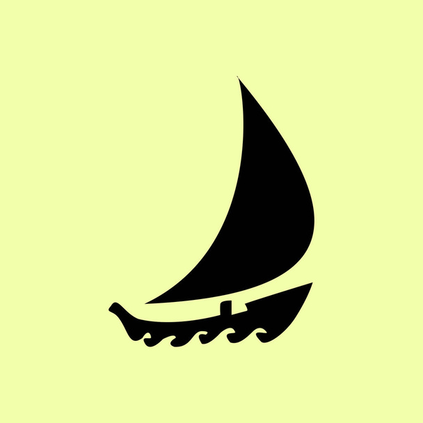 boat icon illustration - Vector, Image