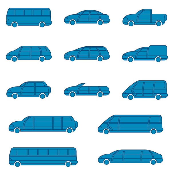Set of different transportation.  - Vector, Image