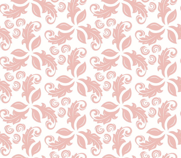 Floral Fine Seamless Vector Pattern - Vector, afbeelding