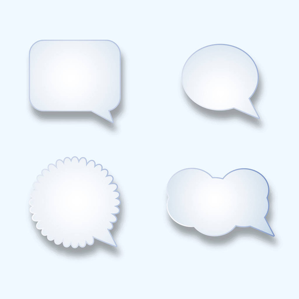 Illustration of abstract speech bubble - Vector, Image