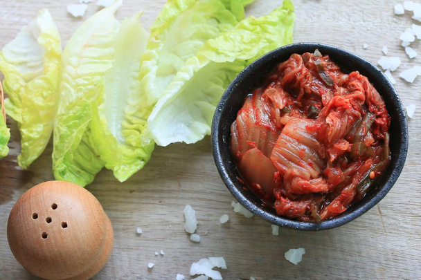 Kimchi-kaali - korealainen ruoka
 - Valokuva, kuva