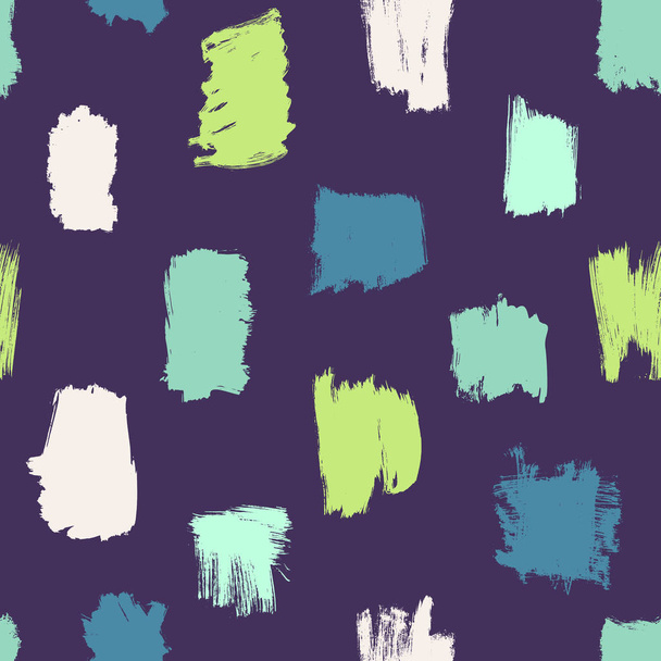 Seamless brush strokes pattern - Wektor, obraz