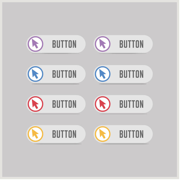 Cursor Icon buttons - Вектор,изображение