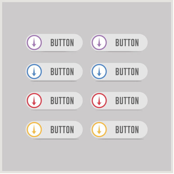 Down arrow buttons  - ベクター画像