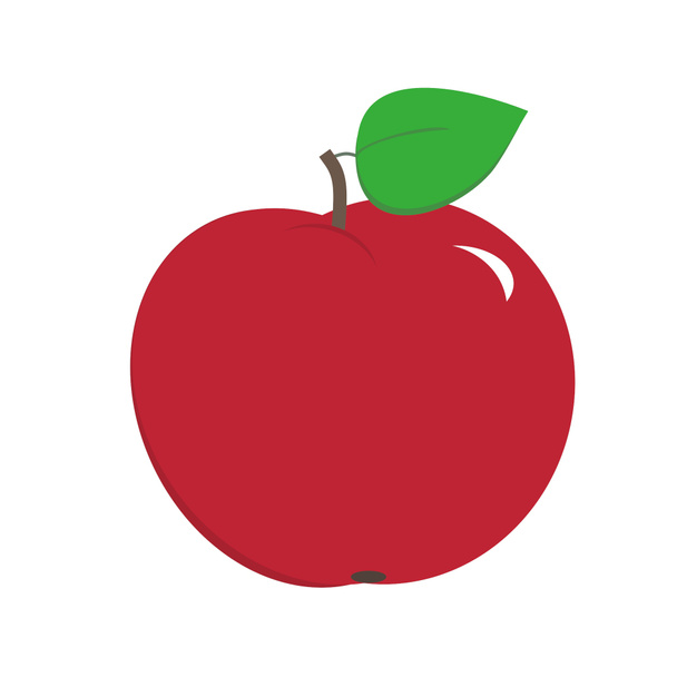 red apple clip art - Photo, Image