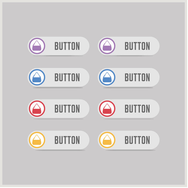 Bag icon buttons - Vector, imagen