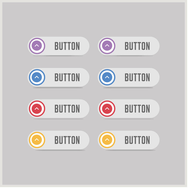 Upper arrow buttons - Вектор, зображення