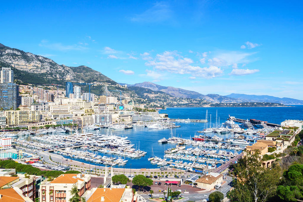 Vista del puerto de Monte Carlo
. - Foto, imagen