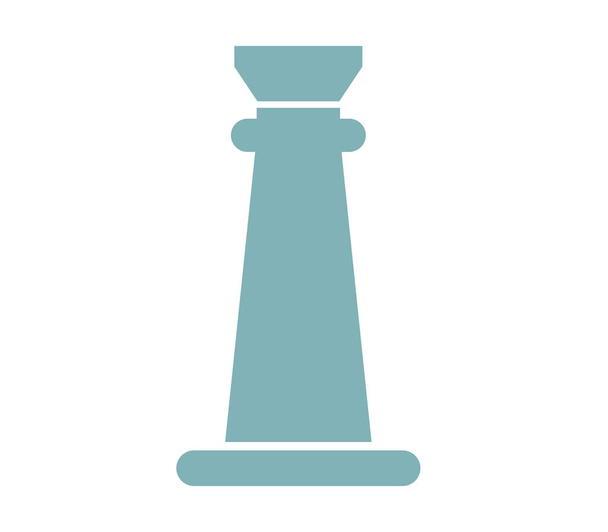 icon temple column illustrated on a white background - Vector, Image
