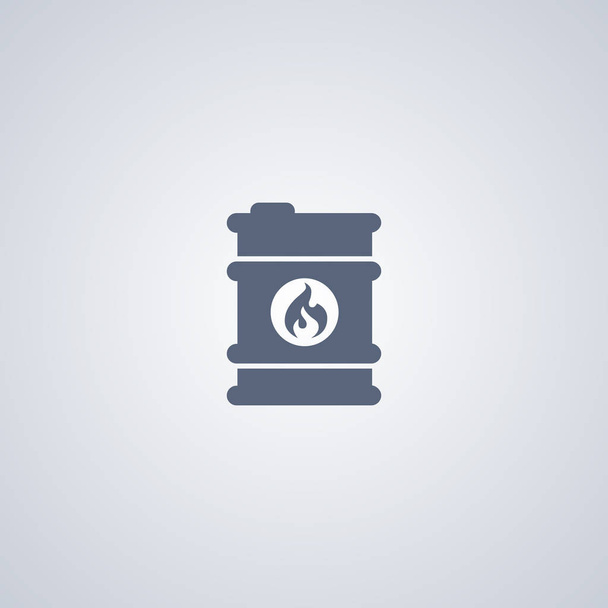 Icono de barril petróleo
 - Vector, Imagen