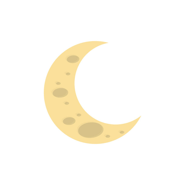κοιμάται φεγγάρι κινουμένων σχεδίων - Διάνυσμα, εικόνα
