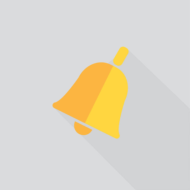 icono de campana con la sombra
 - Vector, imagen