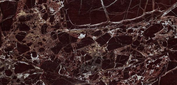 Natural Italian Rosso Levanto marble texture - Foto, imagen