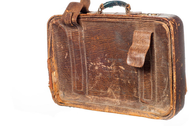 oude koffer. het patroon. koffer, tas, stam, case, handtas, valise - Foto, afbeelding
