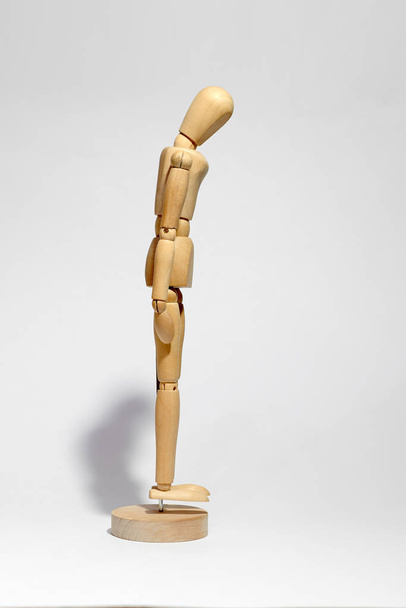 wooden figure concepts sadness - Fotografie, Obrázek